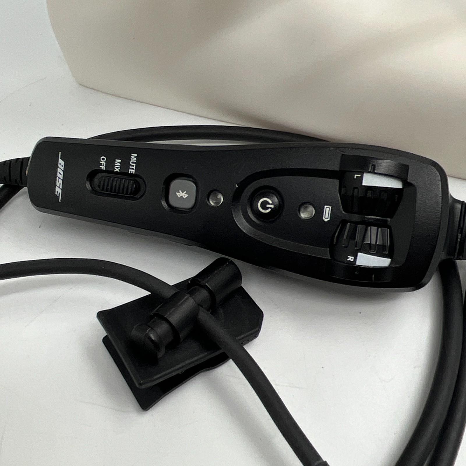 Bose A20 ANR Aviation Headset Single Lemo 6 Pin Plug With Bluetooth