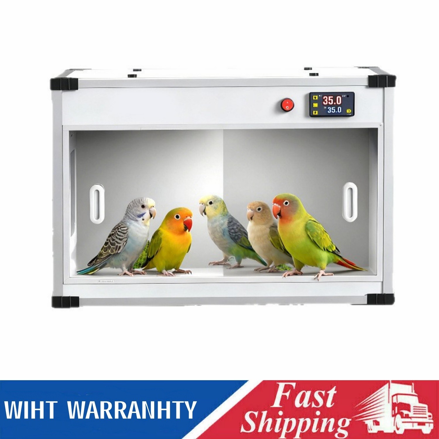 Brooder Box for Parrot Chick Incubator Box with Thermostat Poultry Heater 220V