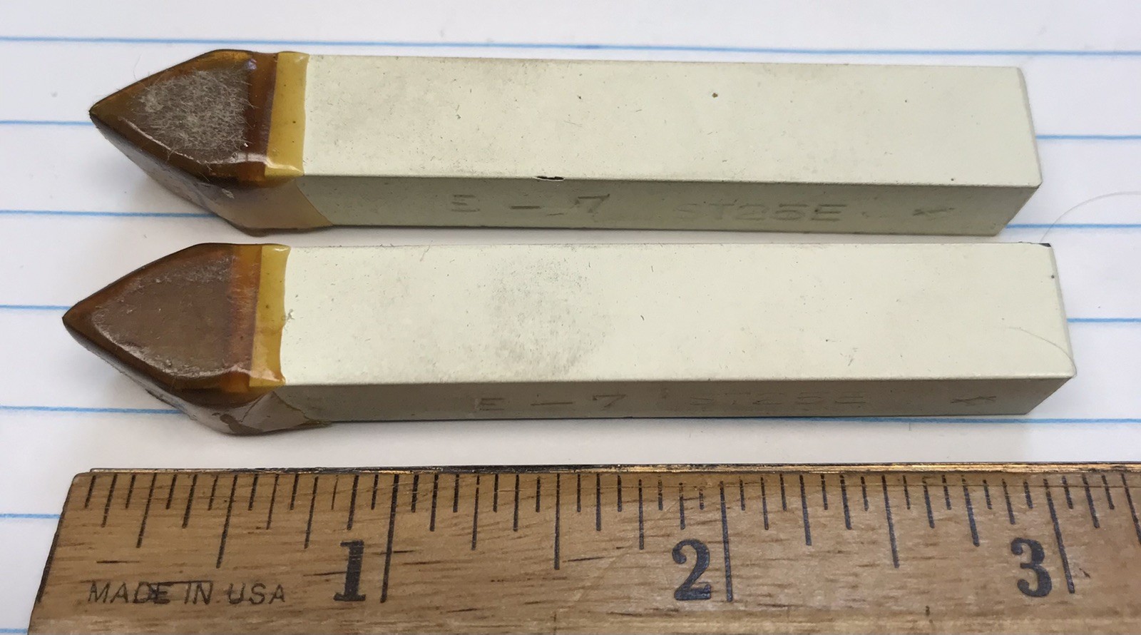 2 pcs.  E7 ST25E (C5) C.T. BRAZED TOOL BITS. SUMITOMO (loc stk)