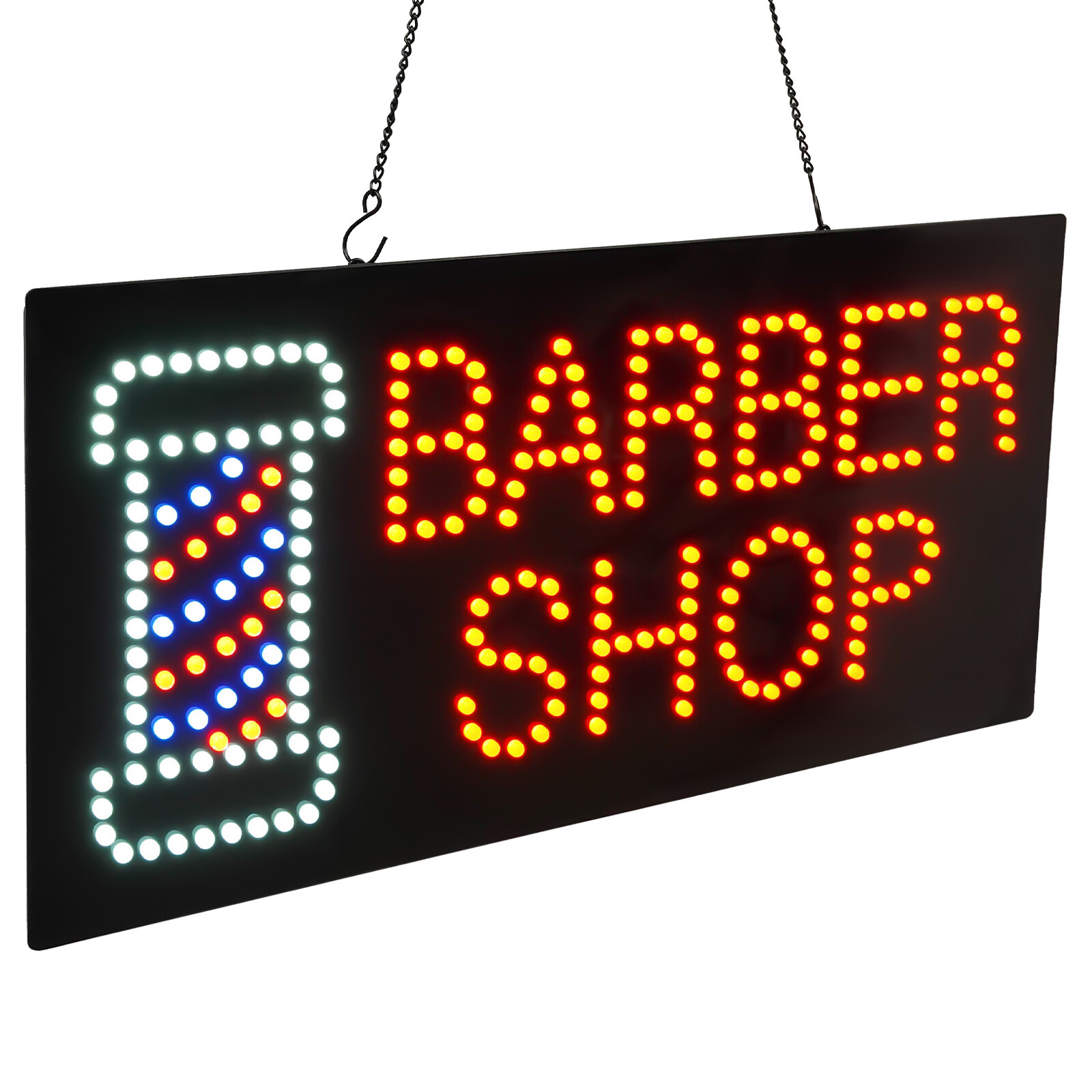 Barber Shop Sign LED Light Sign Business Sign 60*30cm/23.61*11.81in