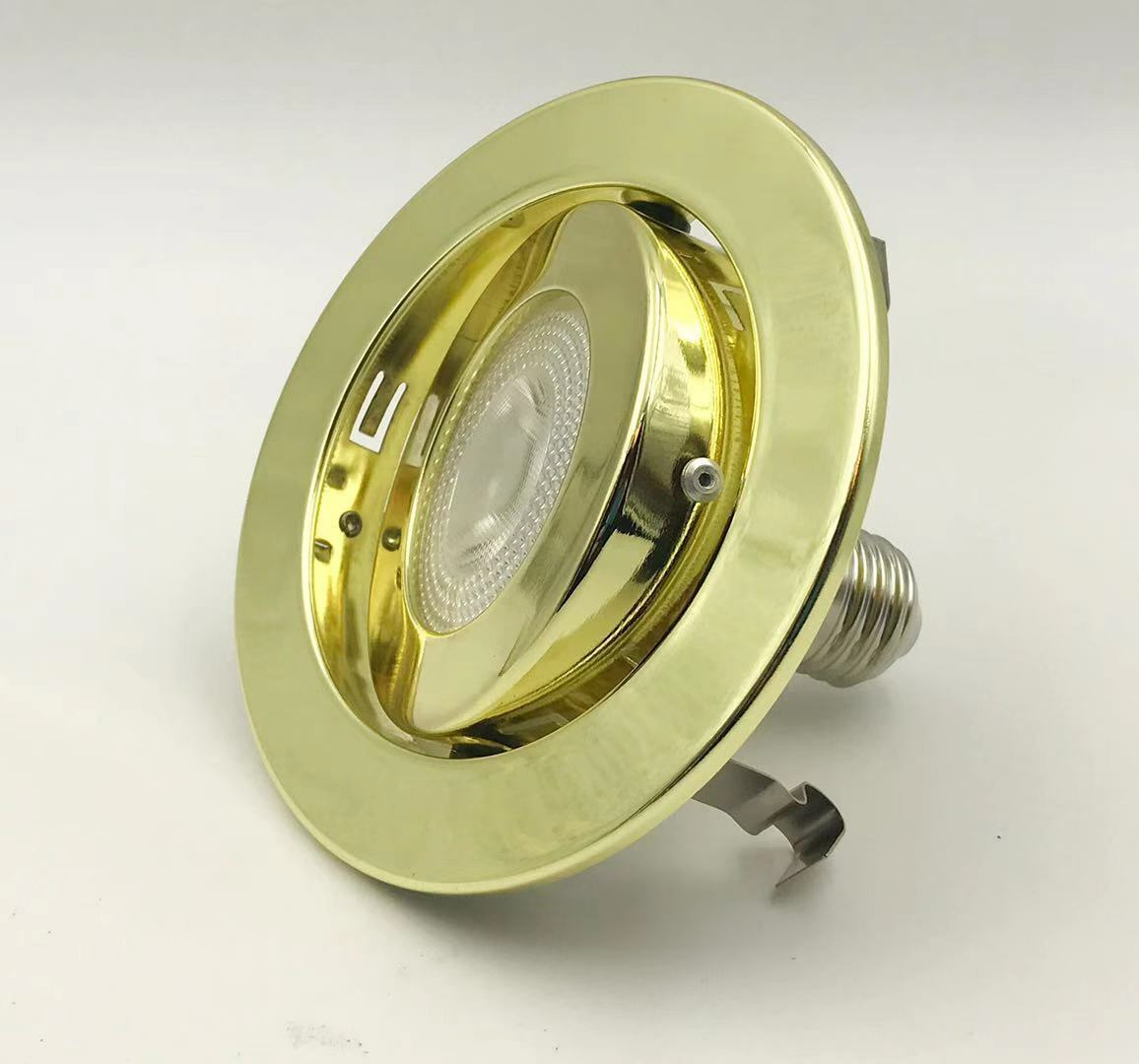 4" INCH RECESSED CAN 120V PAR20 R20 LIGHT ADJUSTABLE GIMBAL TRIM  4006GD