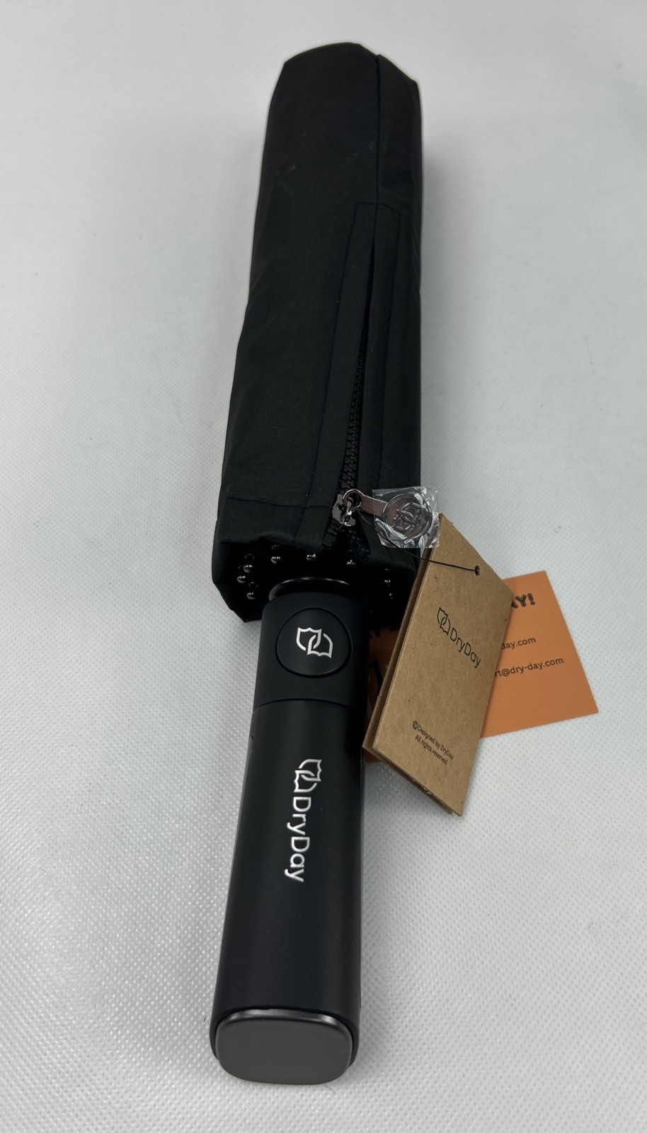 DryDay Premium Umbrellas for Rain, Large Windproof- Black