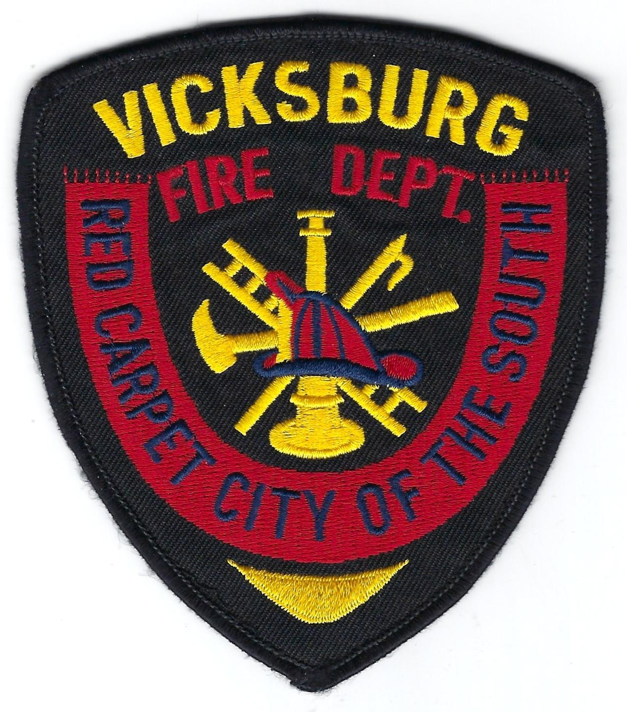 MISSISSIPPI - City of Vicksburg Fire Dept. [ Shoulder Patch ]