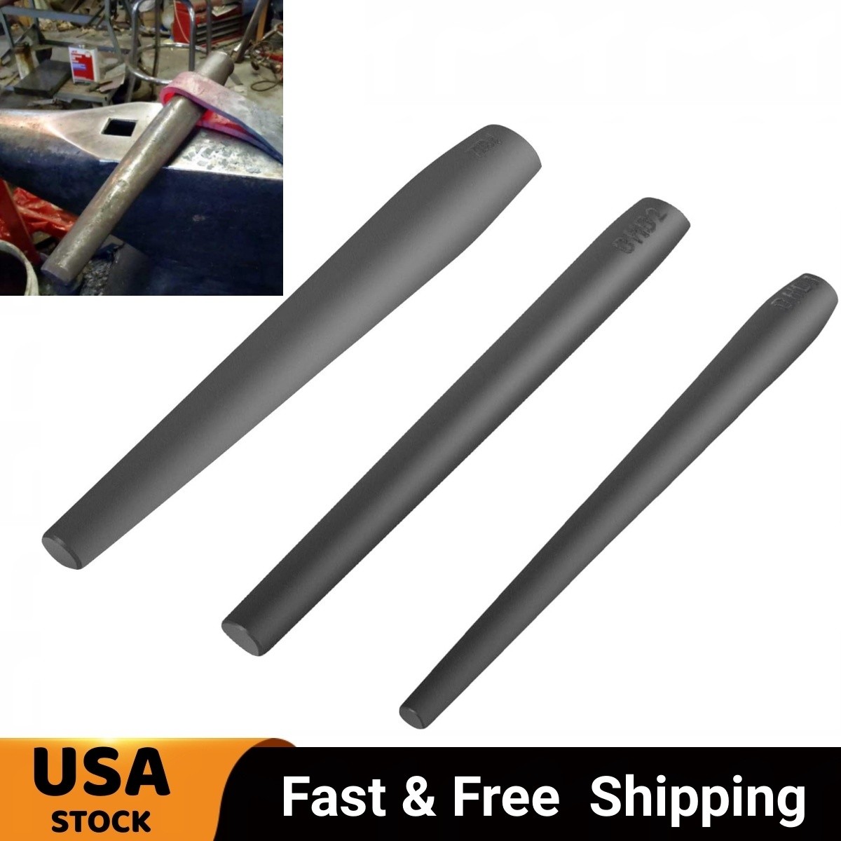 Blacksmith Drift Kit Blacksmith Hammer Eye Drift Tool Set (3 Pack)