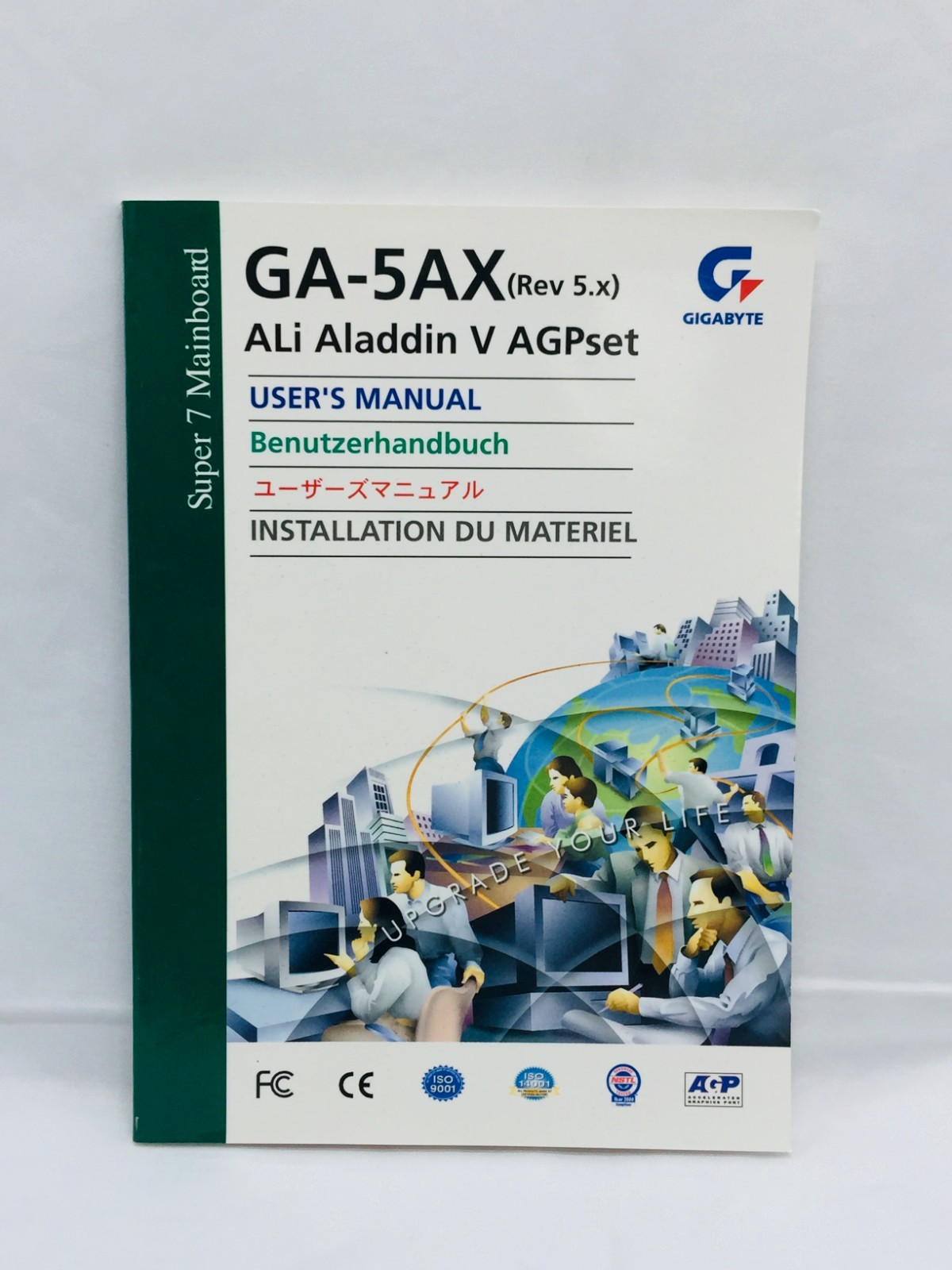 GIGABYTE GA-5AX  (Rev 5.x) ALi Aladdin V AGPset Super 7 Mainboard User's Manual