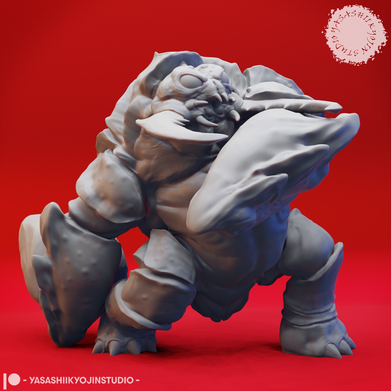 Umber Hulk Guarding -  Monster - Yasashii -  Dungeons and Dragons 32mm
