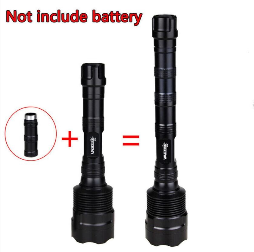 3800LM 3*LED Flashlight Torch 1-Mode Light 20mm Rail Scope Mount with TAC Switch