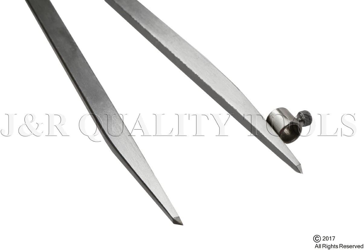 LARGE PENCIL MARKING COMPASS CIRCLE MAKER SCRIBER MARKING WING DIVIDER