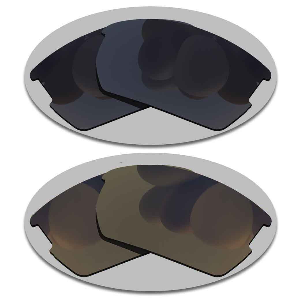 Grey Black&Copper Lenses Replacement For-Wiley X Valor Polarized