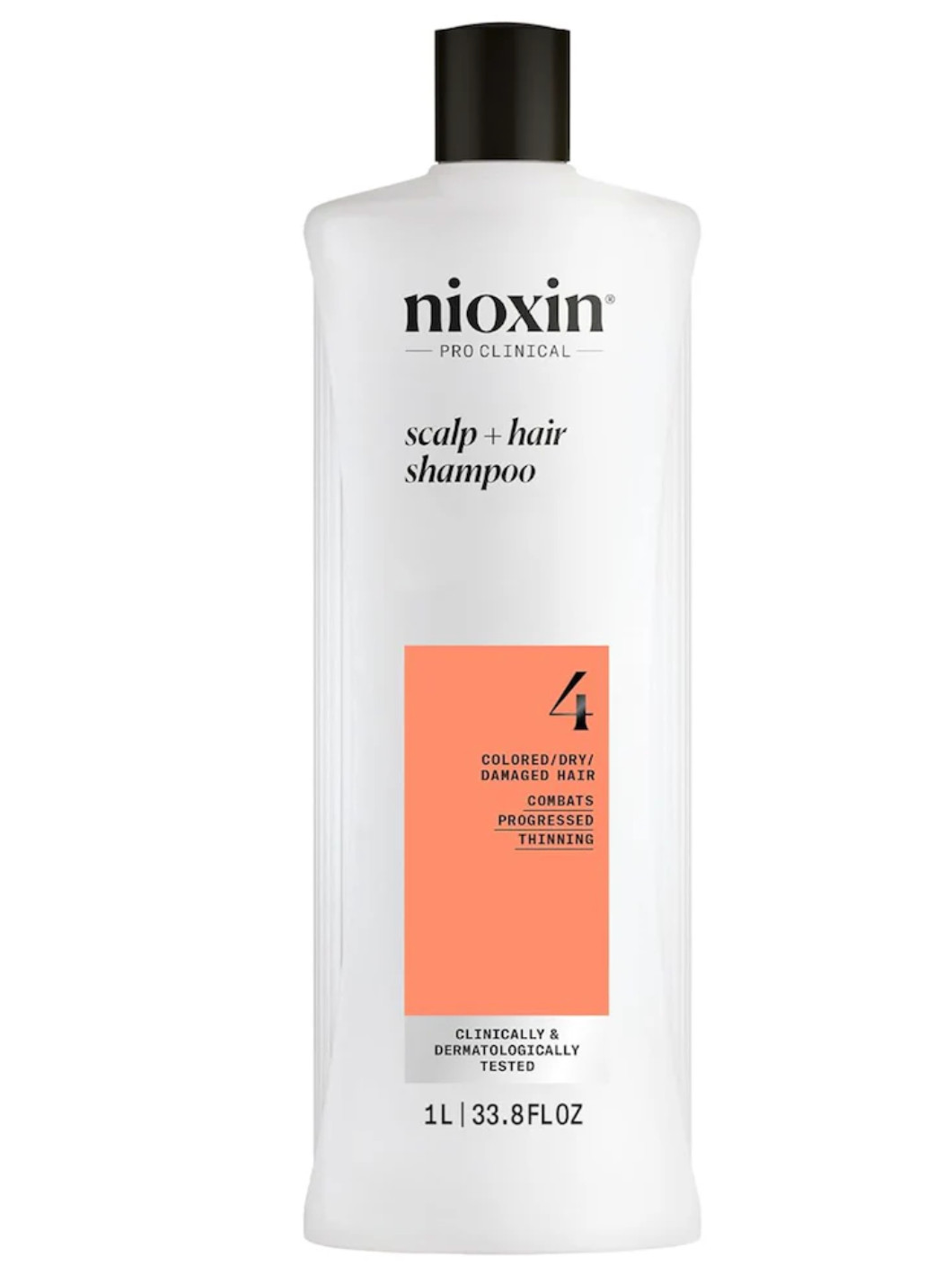 Nioxin System 4 Cleanser Shampoo, 33.8 oz- (1 liter)