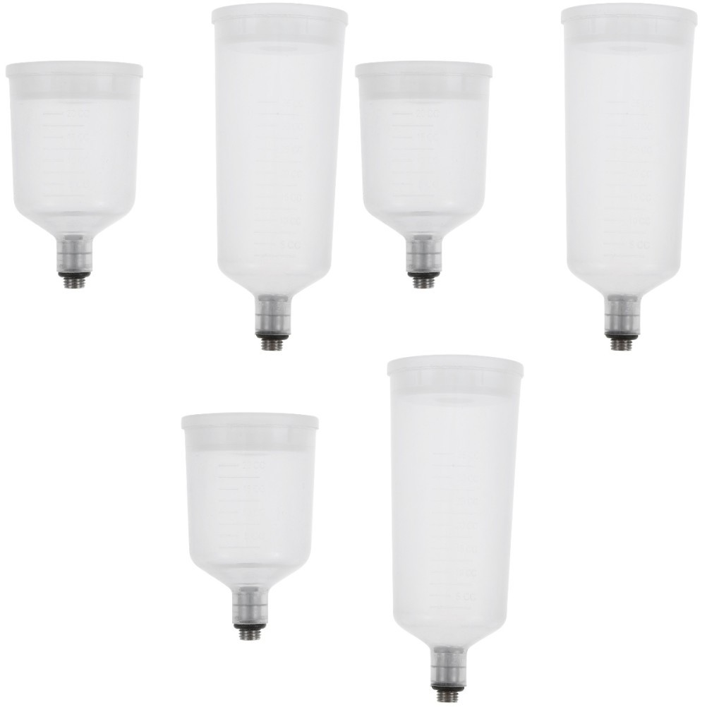3 Count Paint Cup for Airbrush Plastic Spray Pot Sprayer Containers