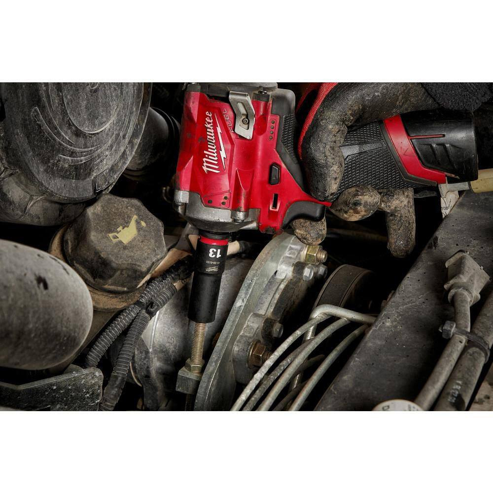 SHOCKWAVE 3/8 In. Drive 10Mm Deep 6 Point Impact Socket (1-Pack)