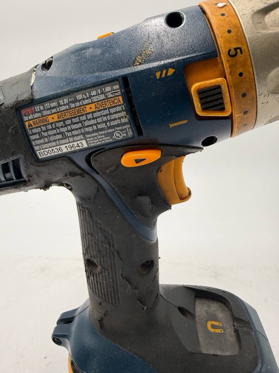Ryobi P201 18V ONE+ Cordless Drill Driver w/ Battery