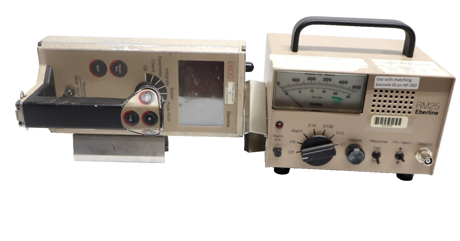 Eberline E600 Portal Radiation Monitor & Eberline Thermo RM45 - Need Calibration