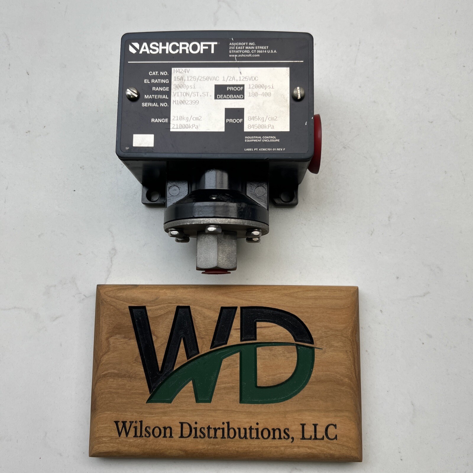 Ashcroft H424V XCH Switch New Open Box