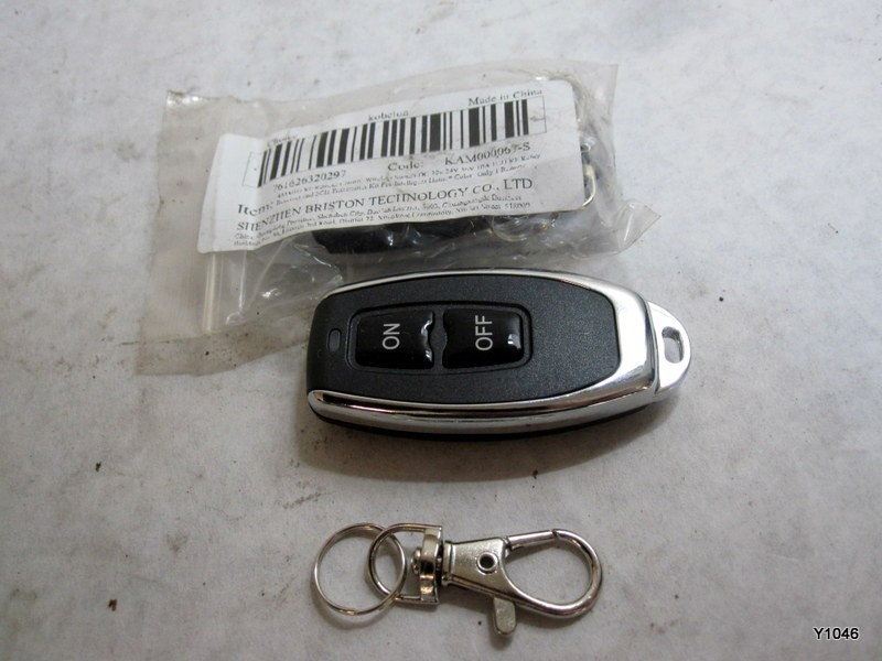 REMOTE ONLY  set of 2.  433MHz Universal Wireless RF Remote Control Switch DC