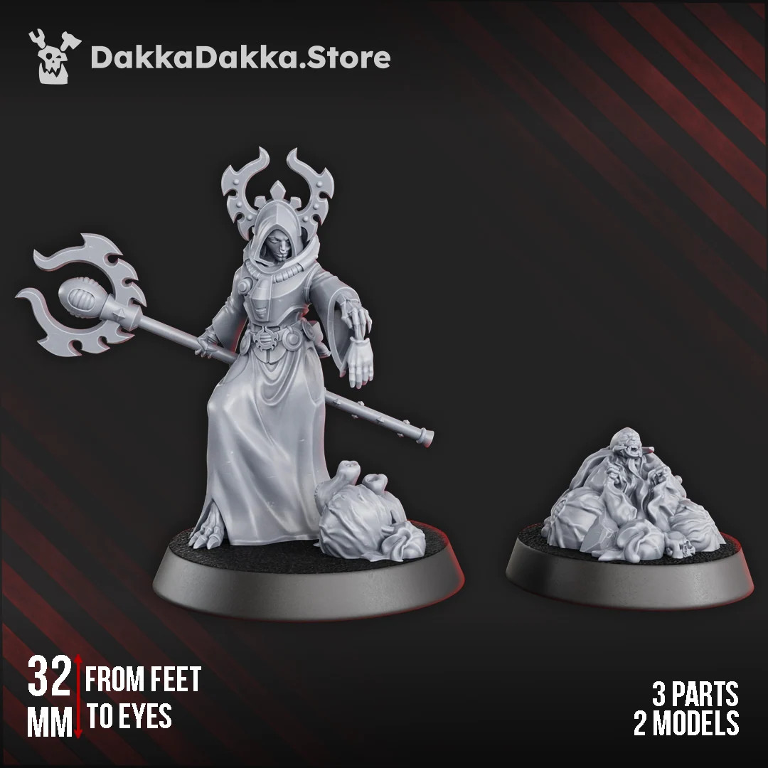 Hierophant - 28mm Heroic Cosmic Harvester Cult - Resin Tabletop Miniature
