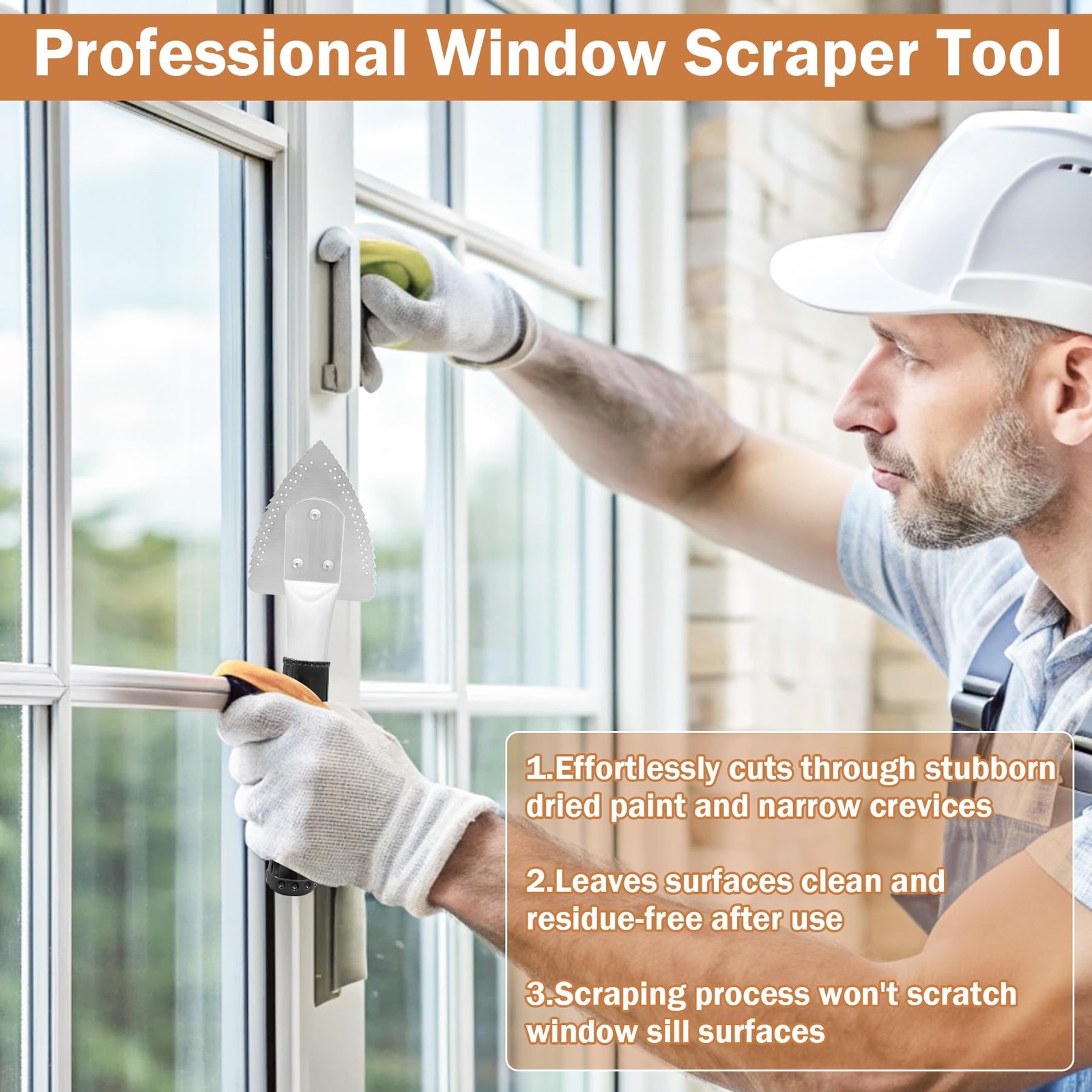BigEmpty 45200 Metal Window Zipper Opener Scraper