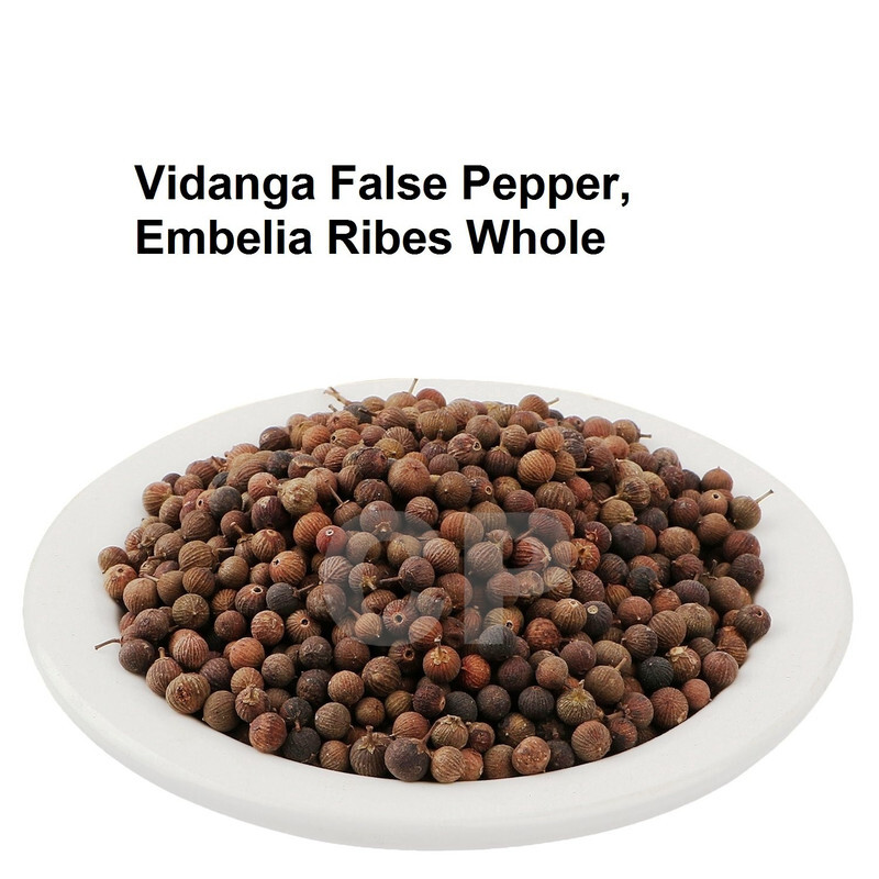 Vidanga False Pepper Embelia Ribes Whole Skin Wellness 100gm (3.5 OZ)'