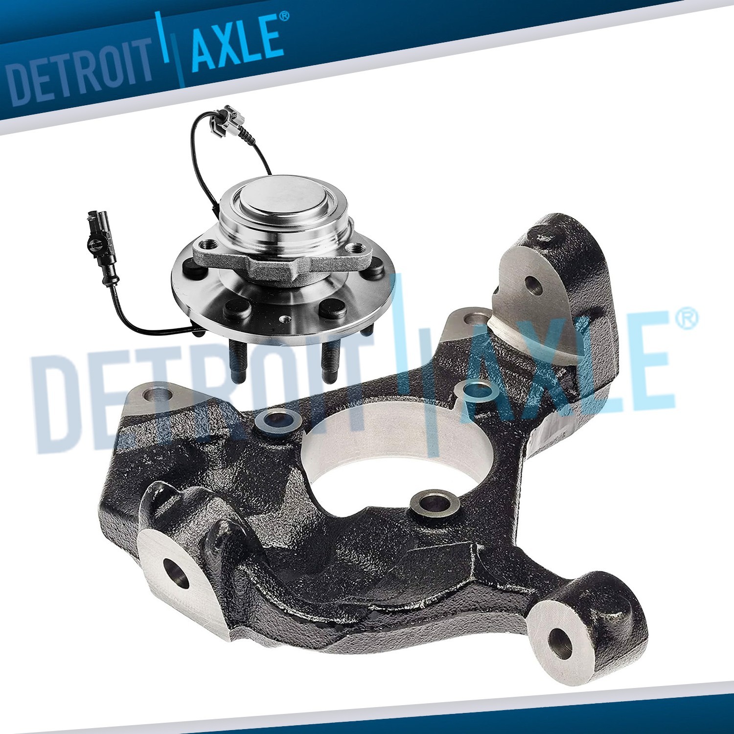 RWD Front Left Knuckle Wheel Bearing Hub for Escalade Suburban Silverado 1500