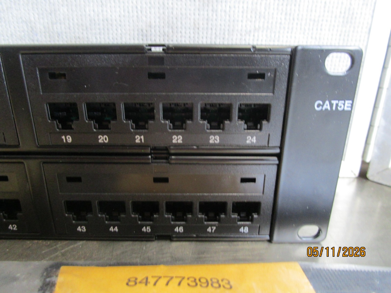 CAT5E 48 Port Patch Panel Model 760180018 New