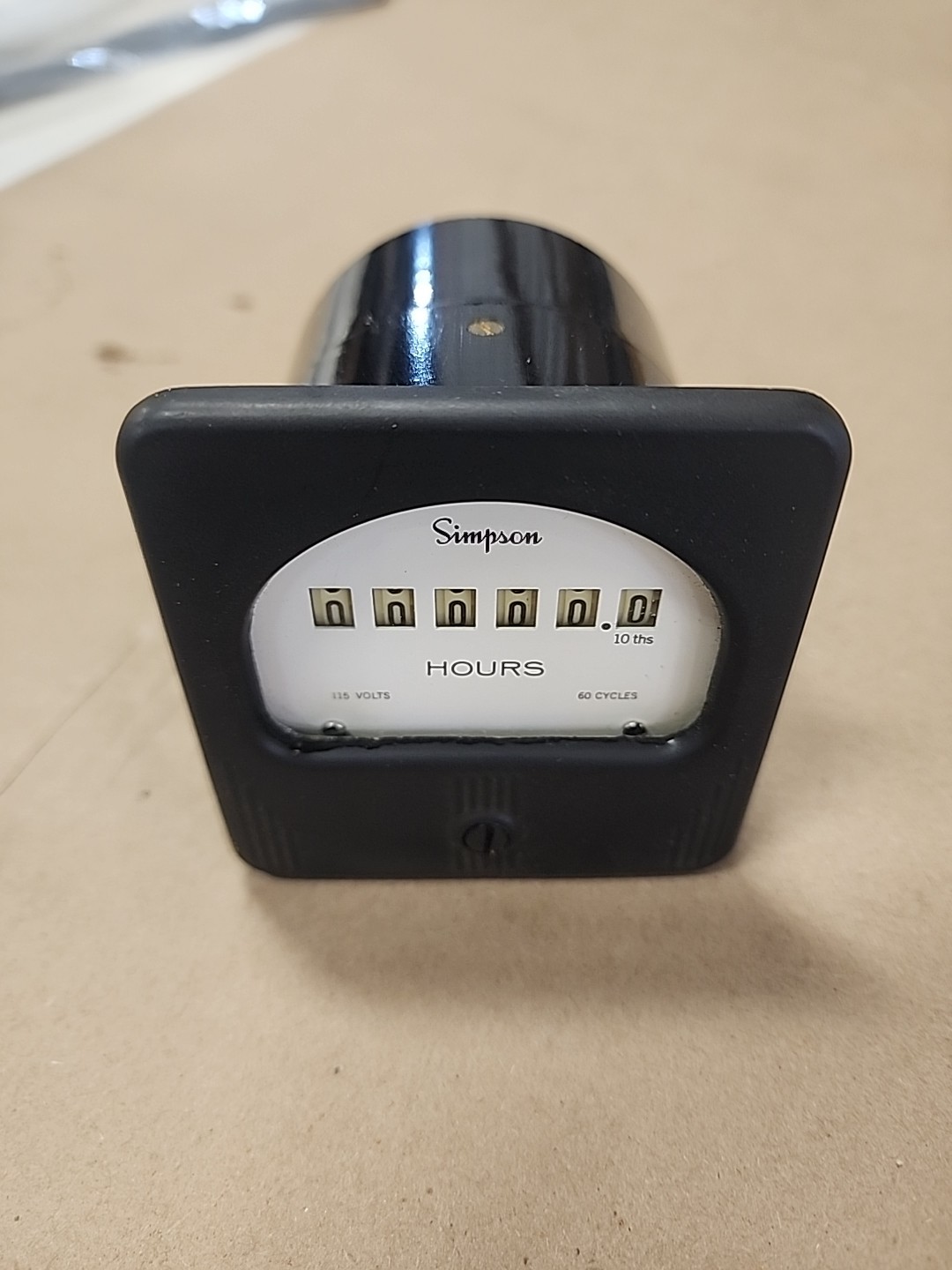 Simpson hour panel meter
