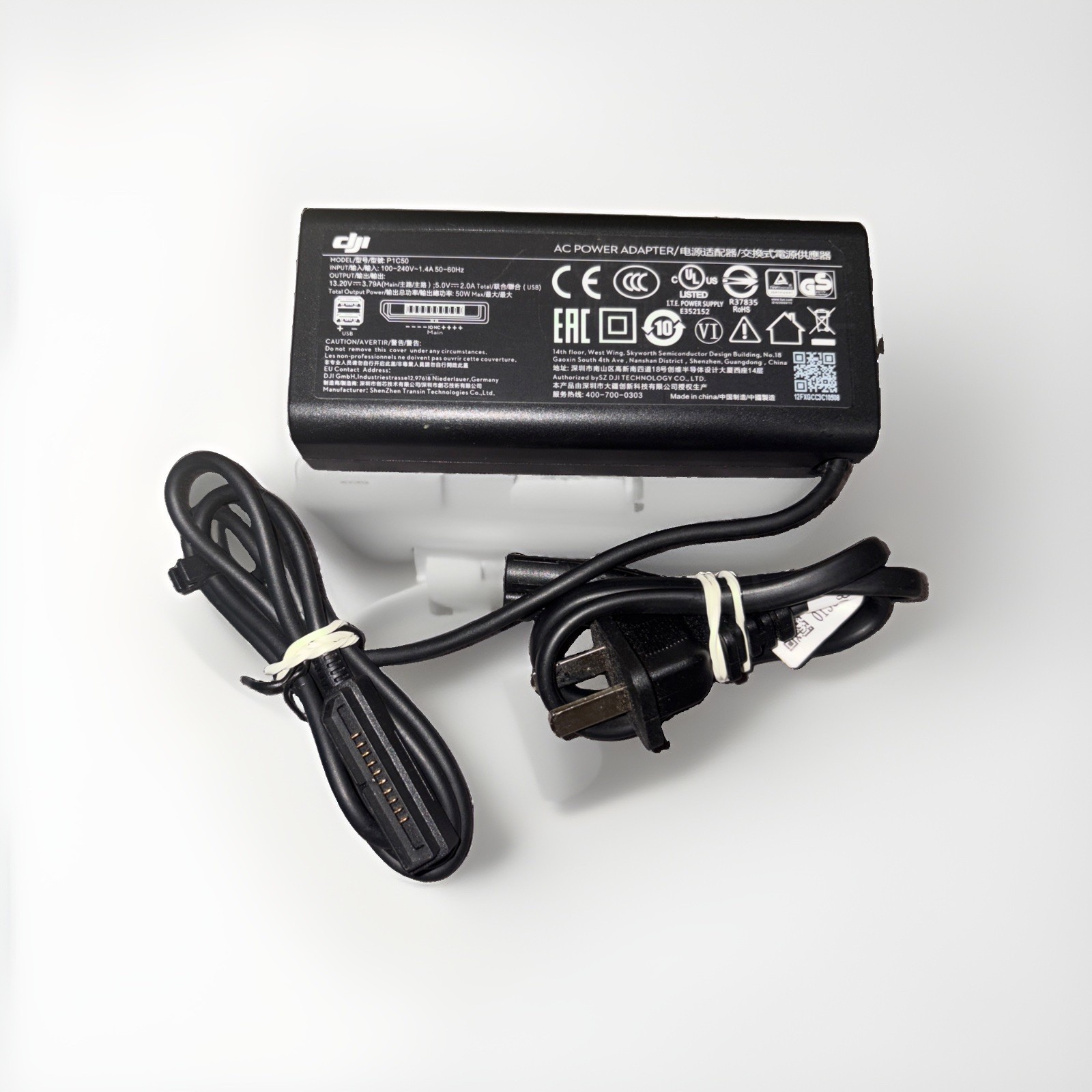 FOR DJI Mavic Air Charger battery charg AC Cable 50W 13.20V 3.79A adapter/P1C50