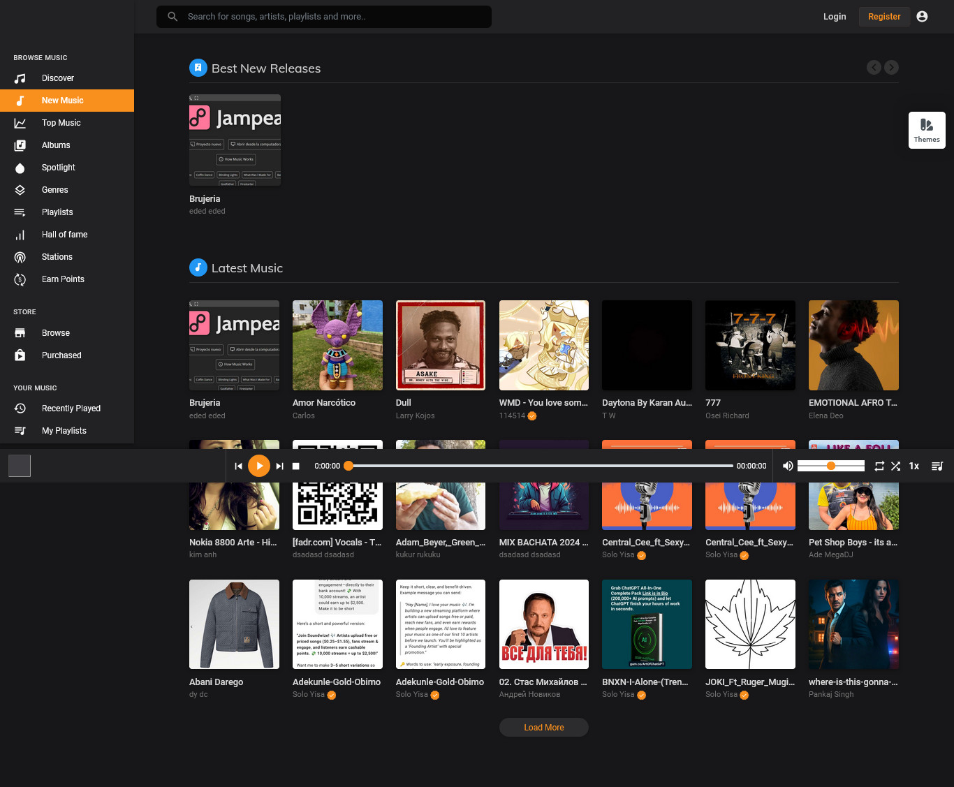 Soundra - Music Sharing & Streaming PHP Platform | SaaS Ready | Full Source Code