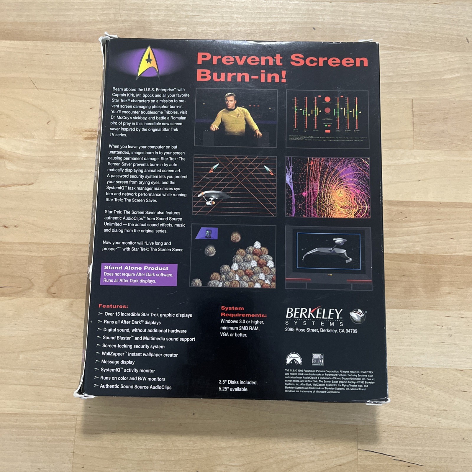 Star Trek: The Screen Saver - Vintage Software