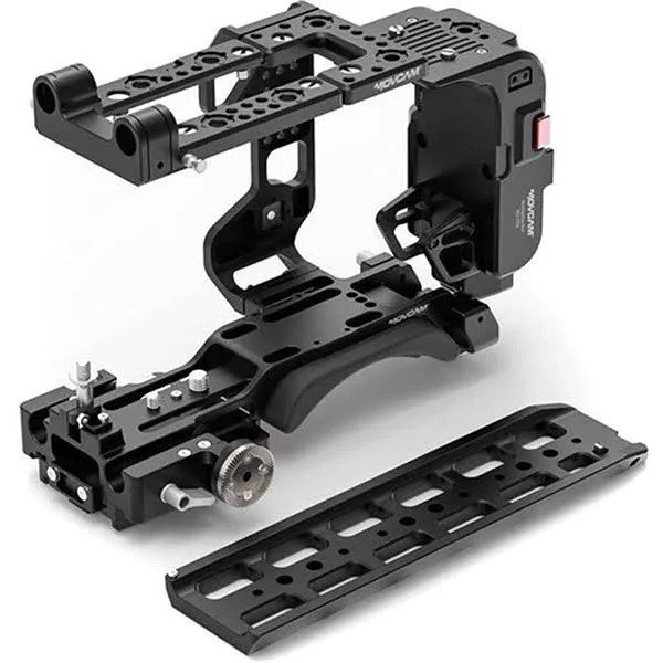 FX9 MOVCAM CAGE + DOVETAIL PLATE + V/GOLDMOUNT BATT PLATES + VCT ATTACHMENT