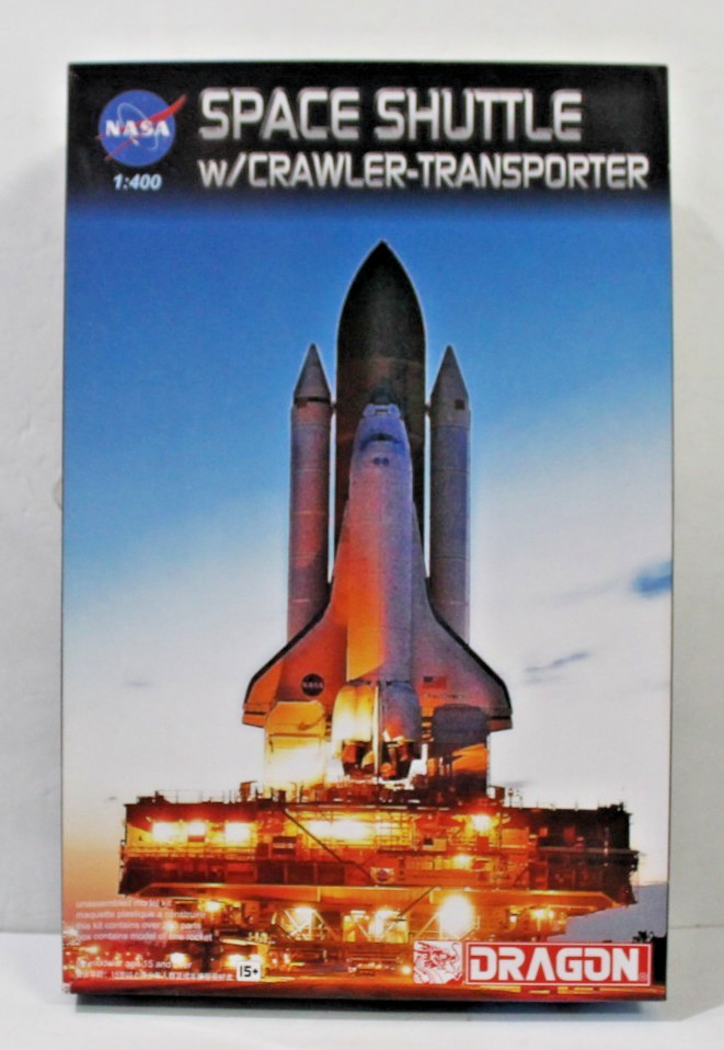 OB DRAGON SPACE SHUTTLE W/ CRAWLER-TRANSPORTER 1/400  11023 CONTENTS SEALED