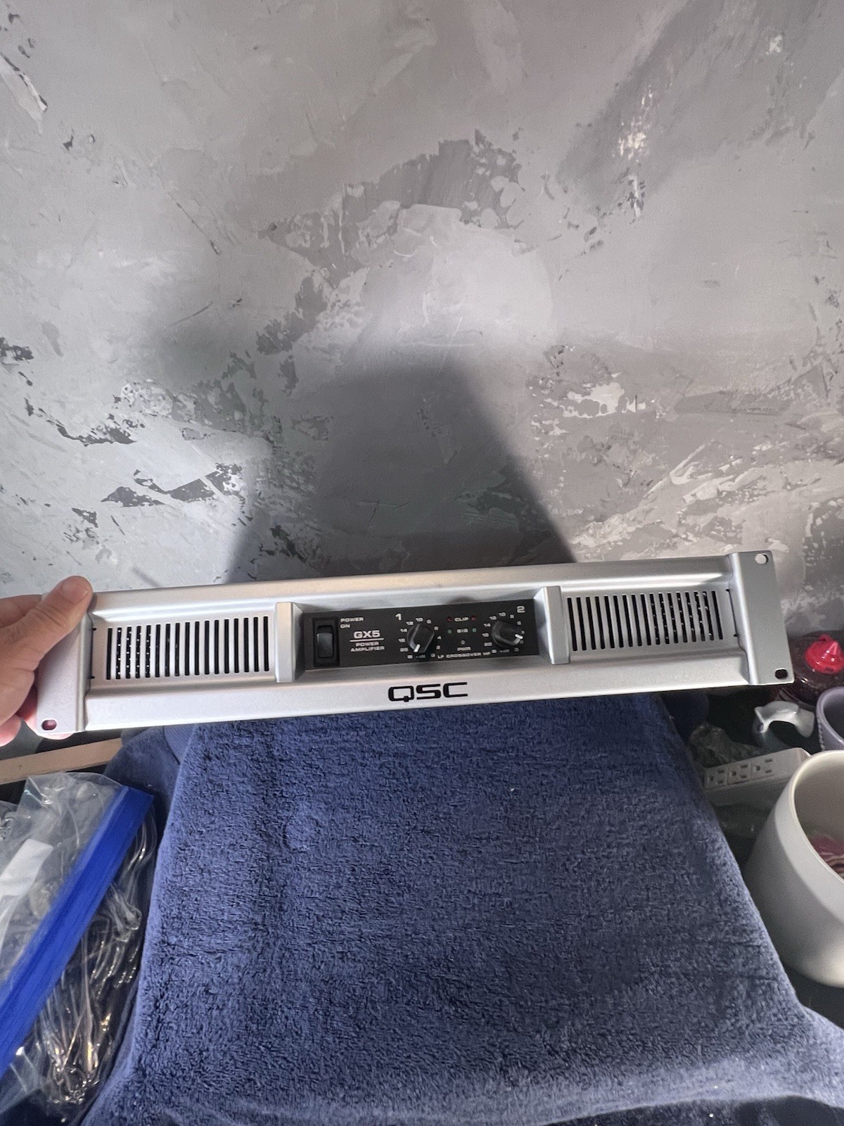 QSC - GX5 2 Channel Rackmount Power Amp – Fully Tested W/ Power Cable