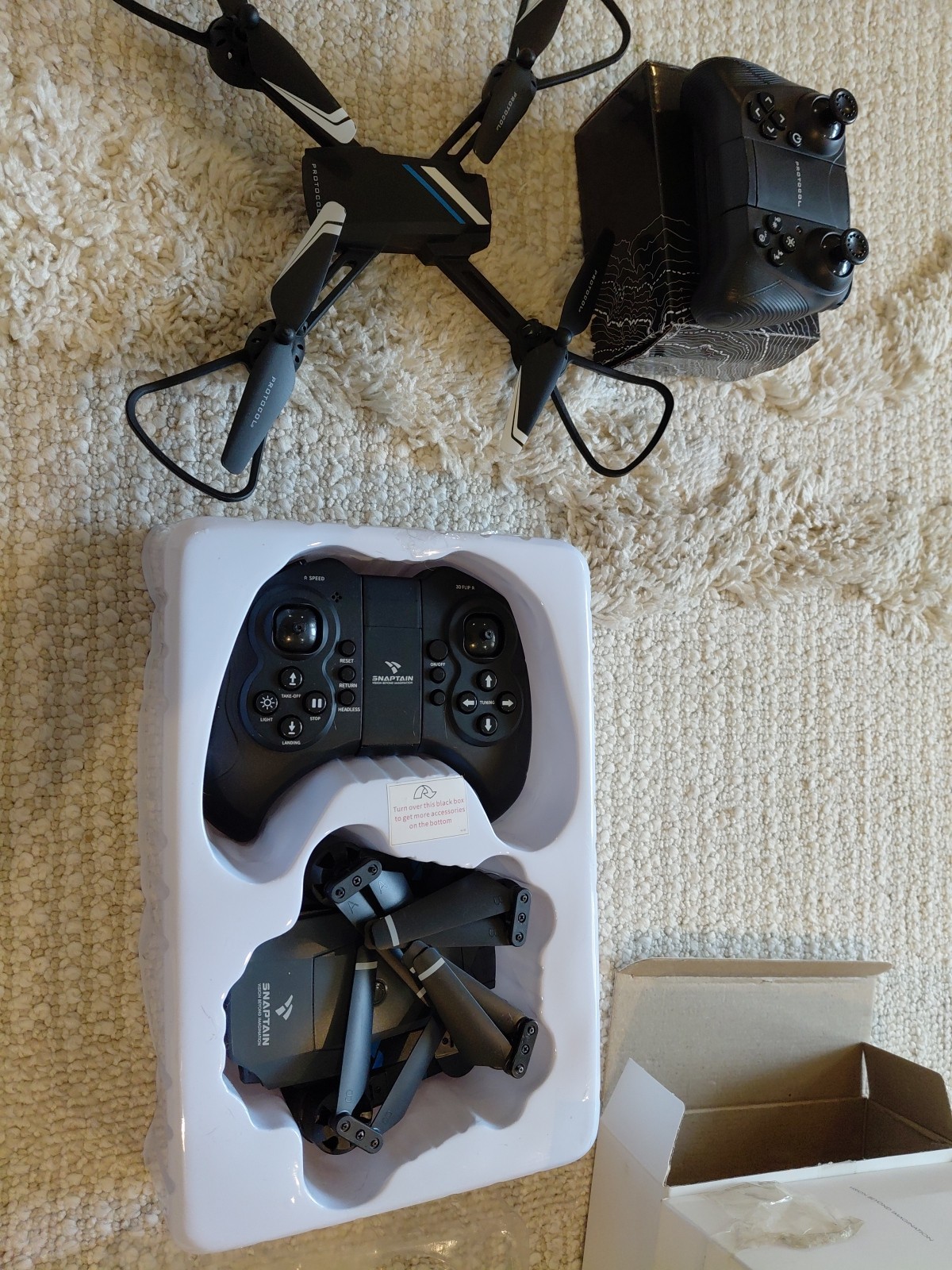 Protocol Drone + Remote – Untested As-Is – For Parts or Repair