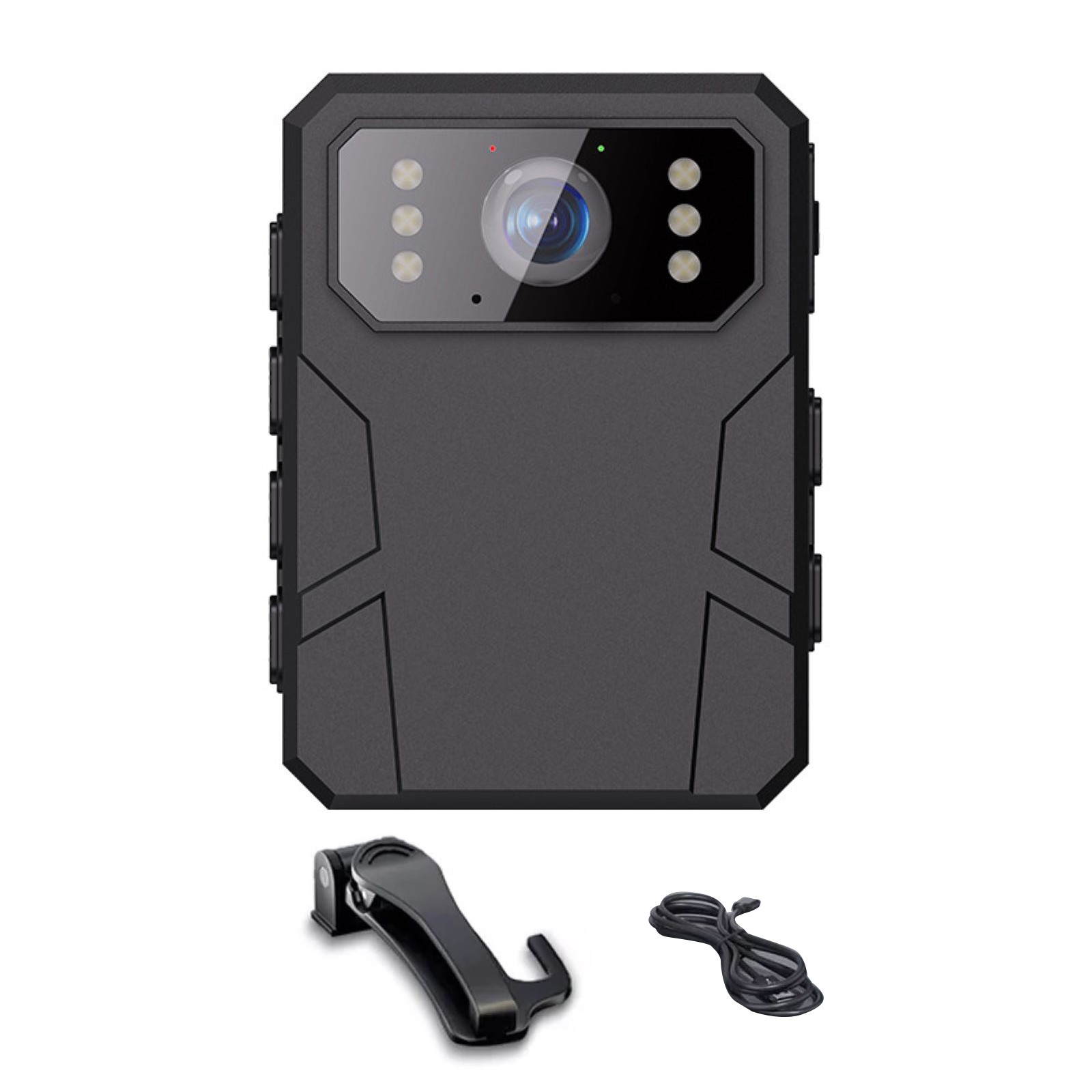 4K HD Police Wearable Cam Body Camera Recorder w/ Audio Night Vision Record