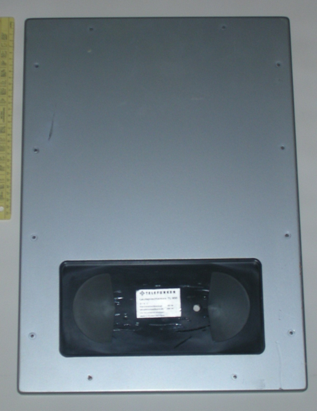 Vintage German Telefunken TL800 Speaker PARTS ONLY - Wood Back Cover (1)