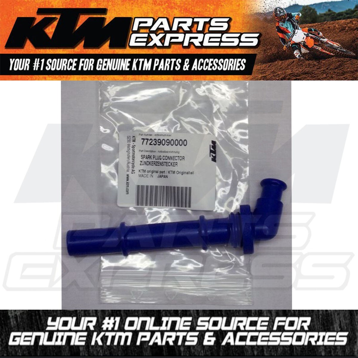 NEW OEM KTM HUSQVARNA SPARK PLUG CONNECTOR 350 SXF XCF EXCF 2011-19 77239090000