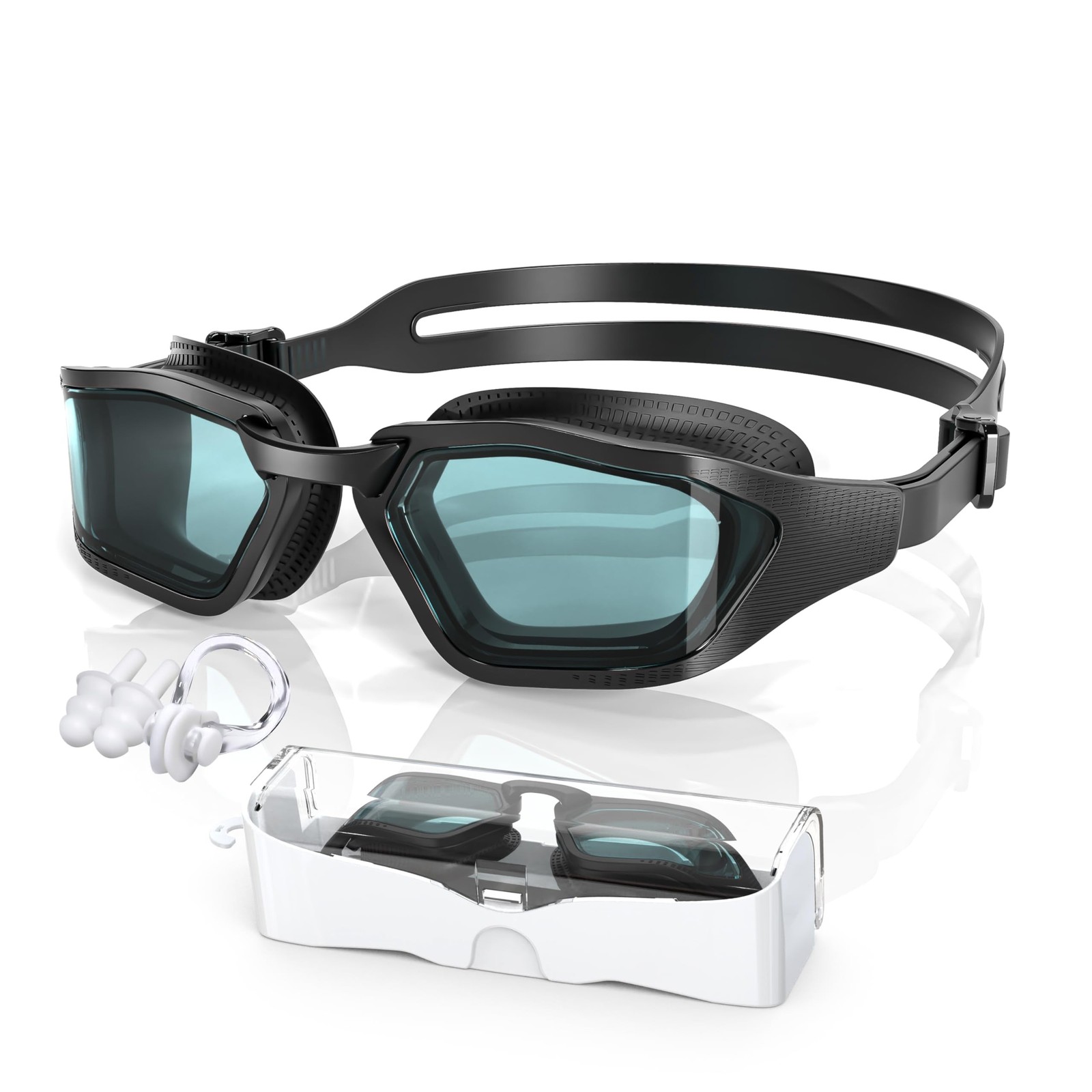 Greatever Sleek Swim Goggles Unisex-Adult, UV400 Protection Swimmin... Fast Ship