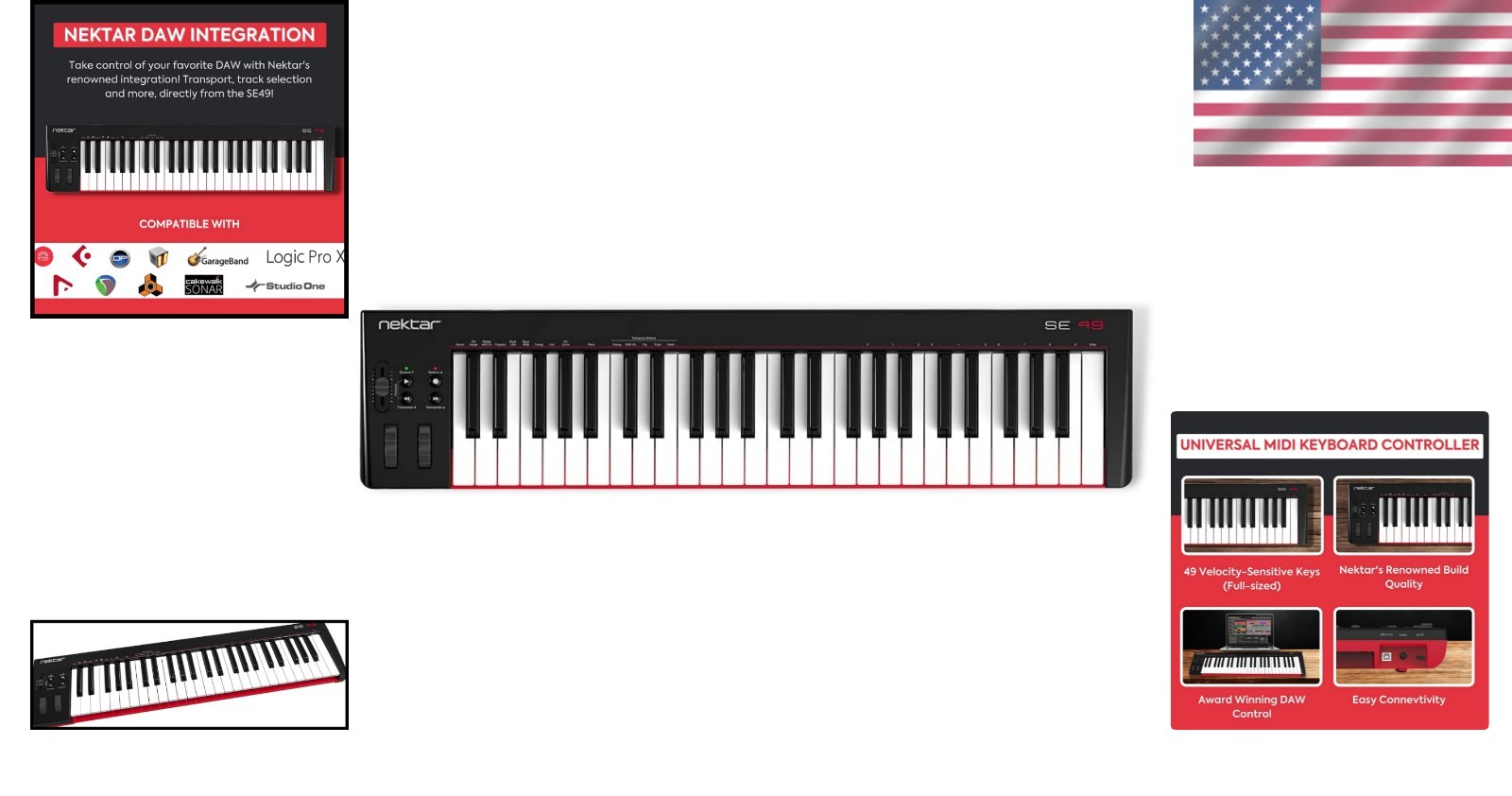 49-Key USB MIDI Controller SE49 - Enhance Your Music Production Experience