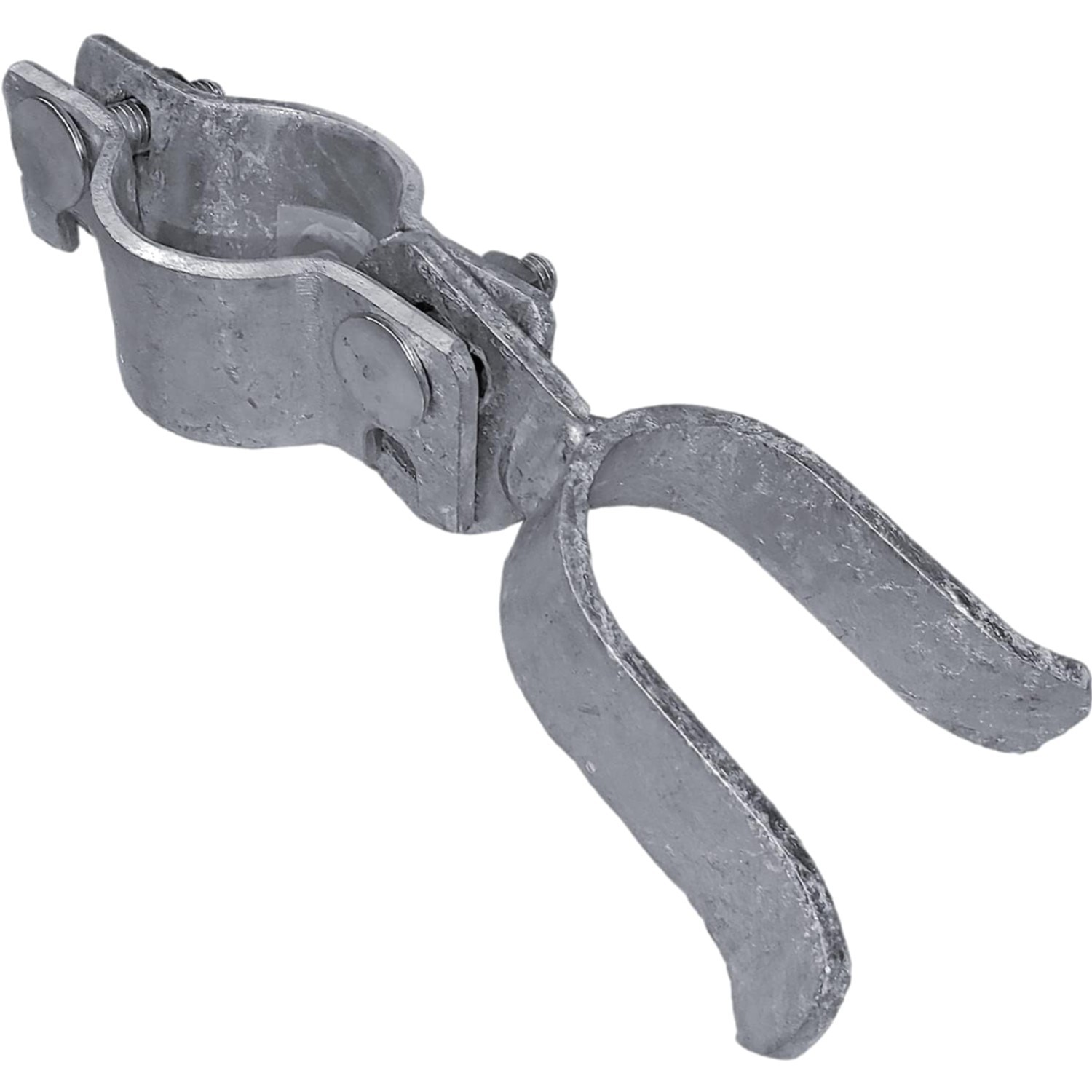 1-3/8" x 1-3/8" Chain Link Fence Gate Fork Latch - Galvanized - with Hole for...