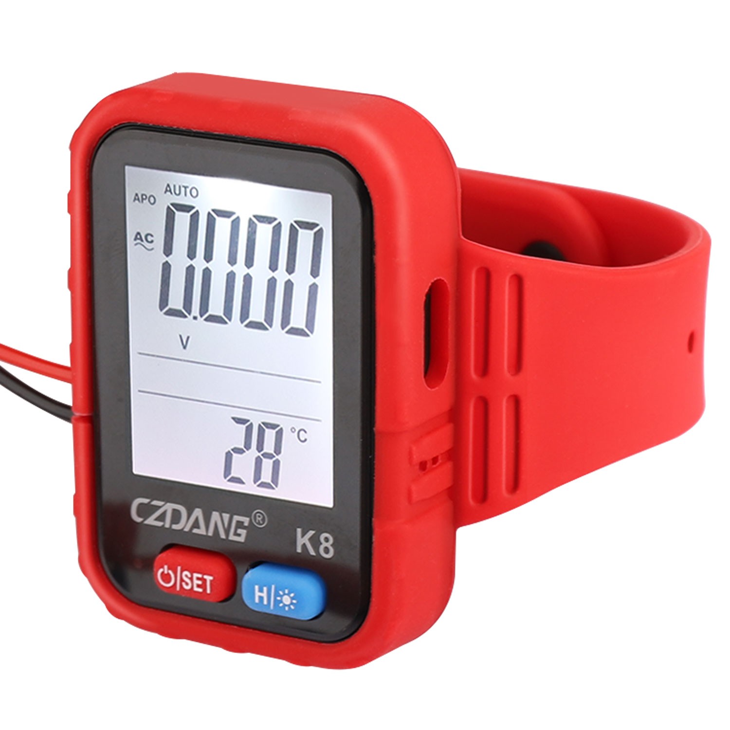 Wristband Digital Multimeter AC DC Voltmeter Ammeter Ohmmeter Volt Tester Meter