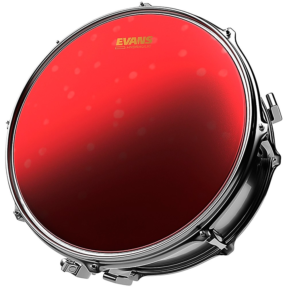 Evans Red Hydraulic Snare Batter Head 13 in. Red