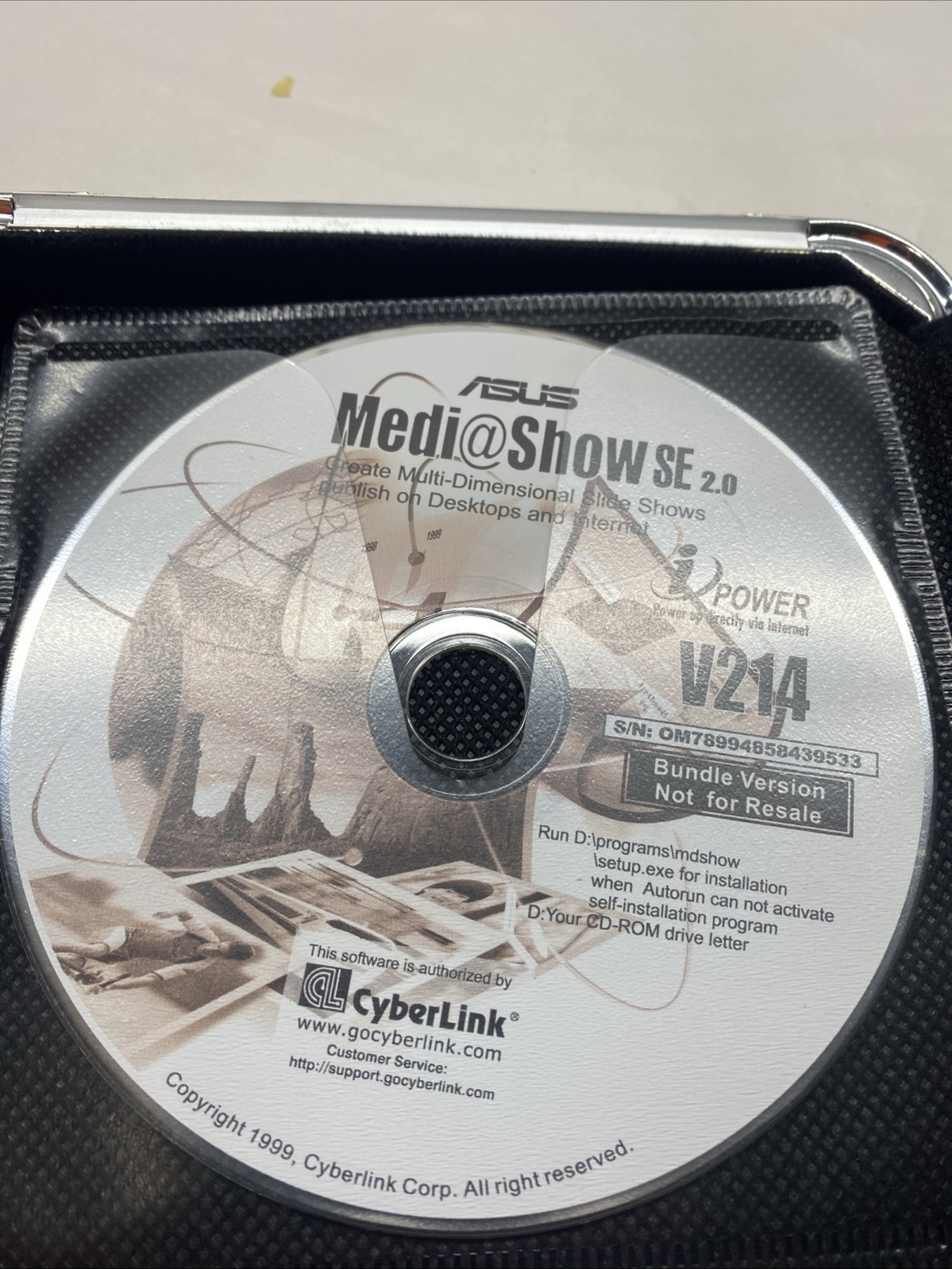 Asus Medi@Show SE 2.0 Cyberlink Bundle Version Utilities CD/DVD