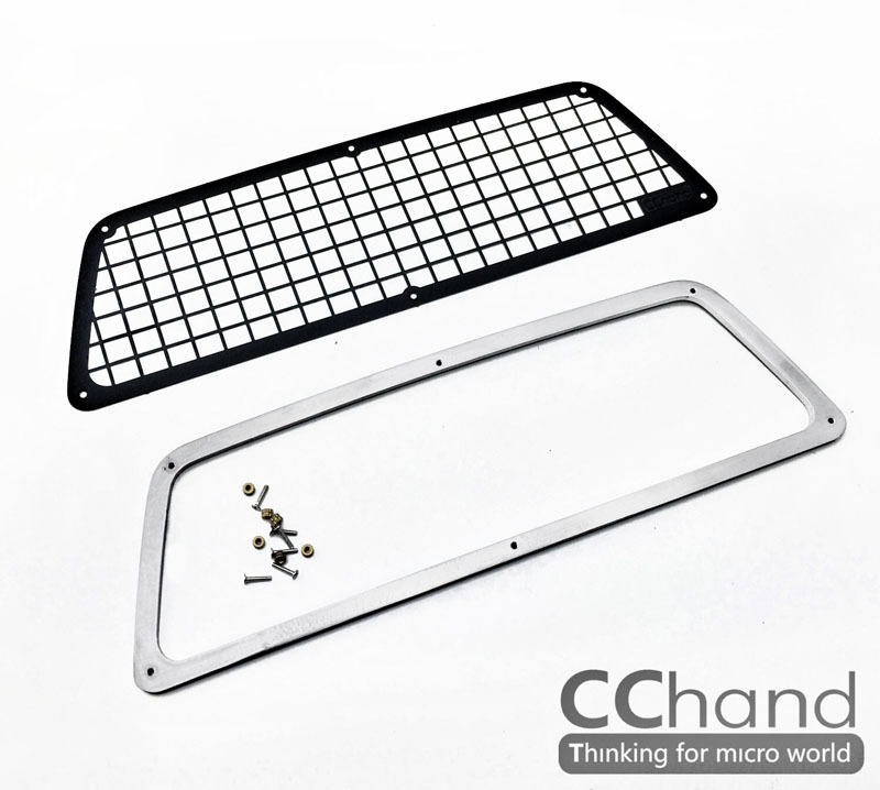 cc hand Metal Rear window grille TAMIYA 1/10 scale Hilux RC4WD TF2