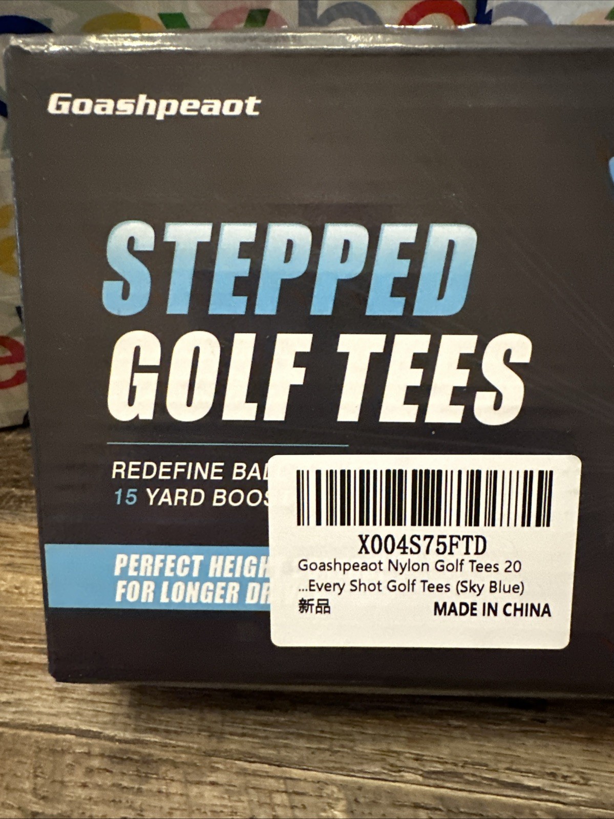 Stepped Golf Tees 110 Count Plastic Golf Tees Fixed Tee Height Golf Tees