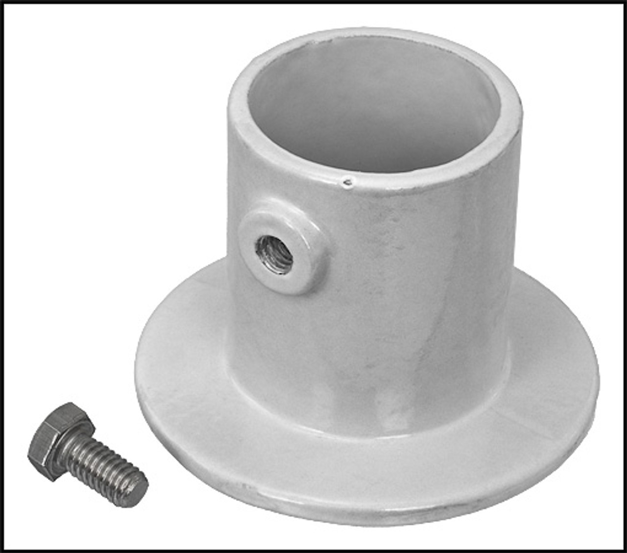 Permacast PF-2116-L Deck Flange 1.625" OD Aluminum In-Ground Pool Ladder
