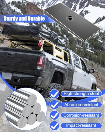 4° 2" Wide Steel Suspension Axle Leaf Spring Shims, 2 Pcs Pinion Angle Shims,