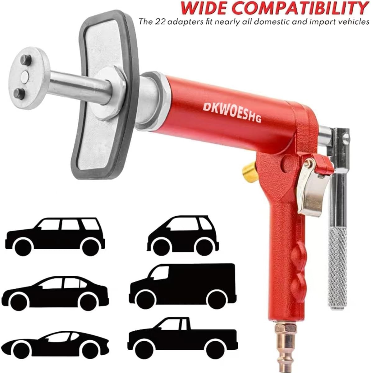 Bi-Directional Pneumatic Brake Tool Kit for Quick and Precise Piston Adjustment