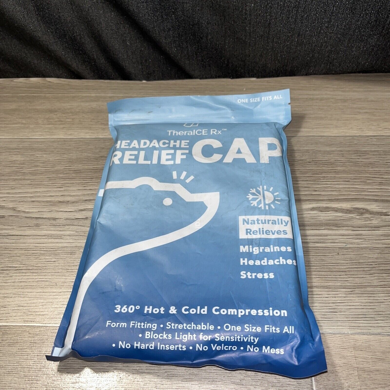 Headache Relief Cap 360 Hot & Cold Compression Brand New Sealed!!!