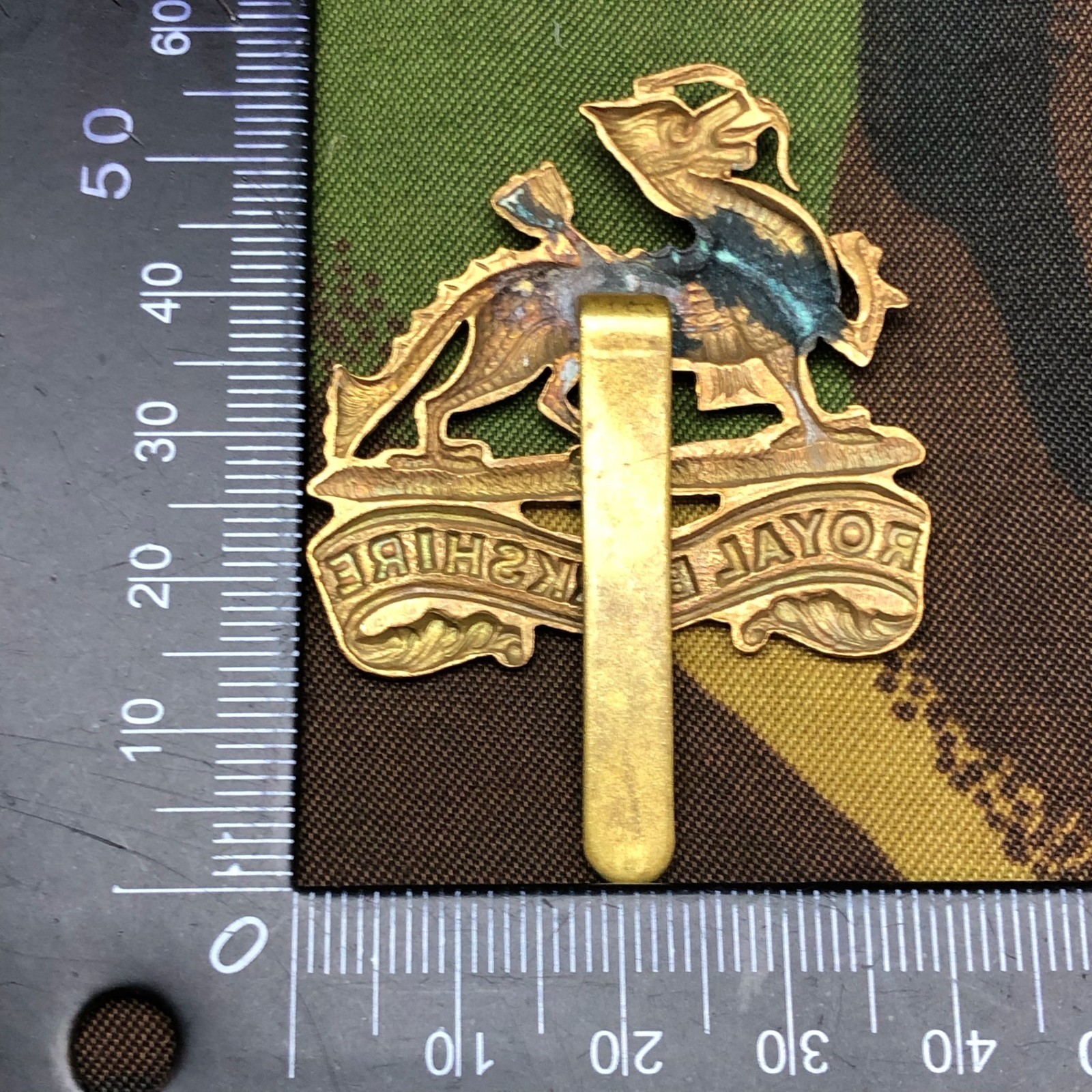 Royal Berkshire Regiment - Original WW2 British Army Cap Badge