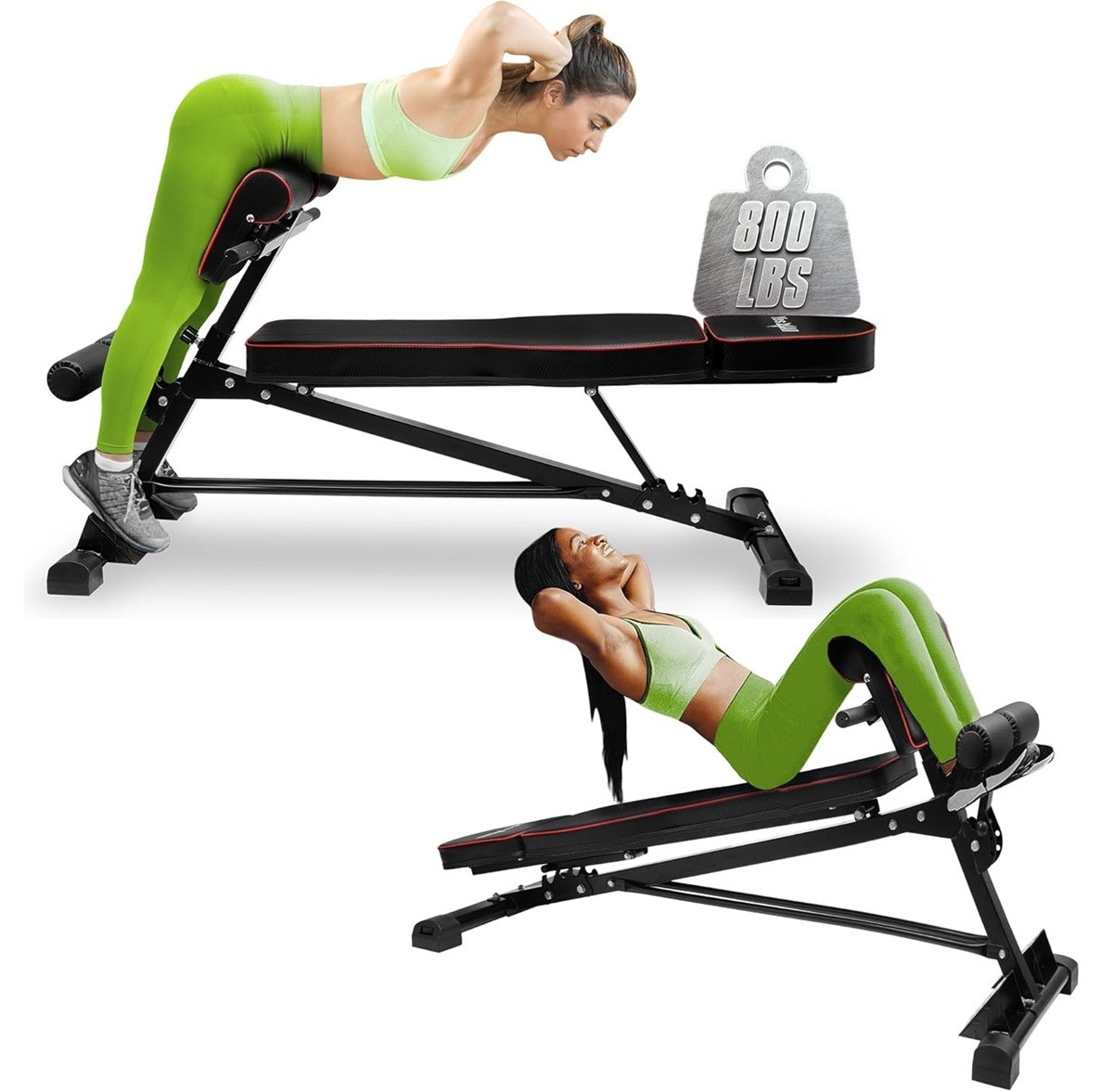 MultiFunctional Metal Roman Chair Workout Bench Roman Chair and Back Extension